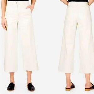 Everlane Utility Wide Leg Denim Jean Cropped Size 4
